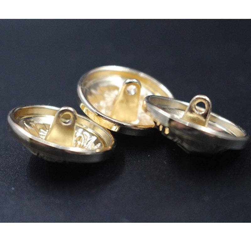 KENDANY 14 Pieces Gold Vintage Antique Metal Blazer Button Set - 3D Lion Head - for Blazer  Suits  Sport Coat  Uniform  Jacket 17mm 23mm(Gold) - Image 3